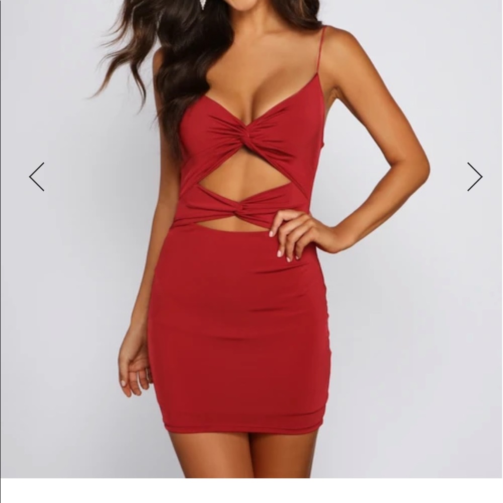 Red homecoming/prom dress